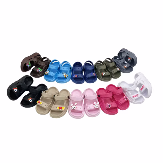도매 여름 아름다운 어린이 만화 슬리퍼 비